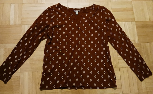 Longsleeve rotbraun
