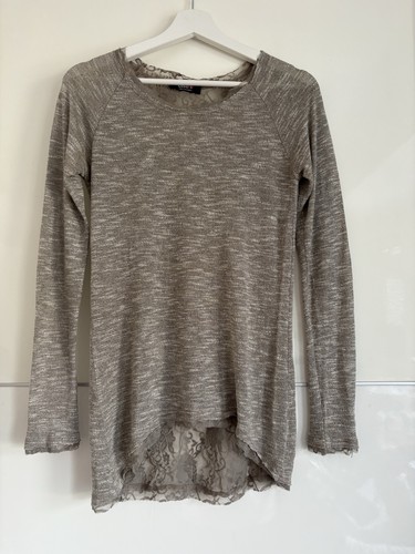 Beiges braunes longsleeve - beiges,