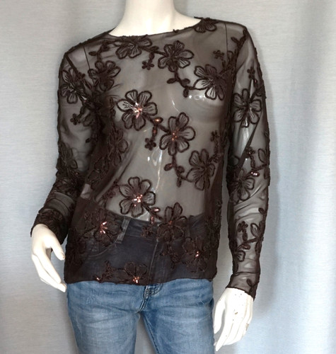 Boho shirt total mesh spitze - boho,