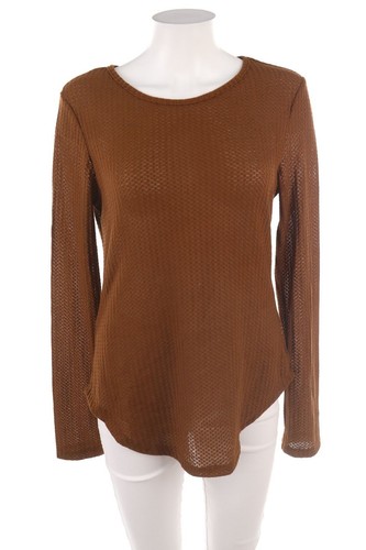 Shein longsleeve shirt braun - l,