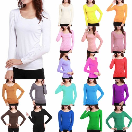 Damen langarm kurzarm shirt - langarm,