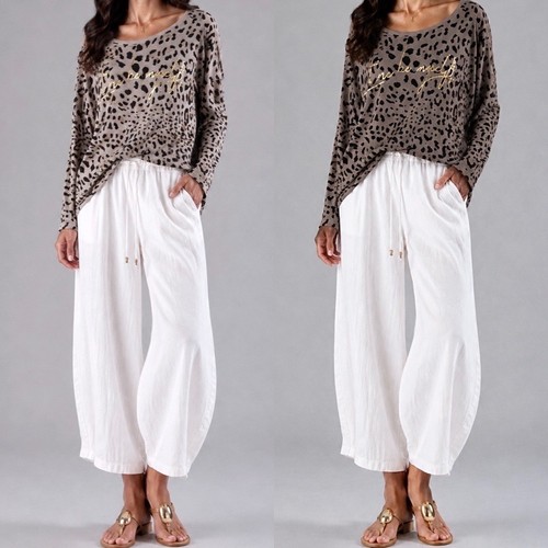 Damen longsleeve beige - longsleeve, braun